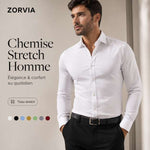 Chemise Stretch Homme ZORVIA